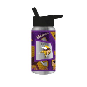 NFL Minnesota Vikings Mascot Mini Thirst Water Bottle - 16oz - 1 of 3