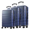 JIONJOY 20-Inch 24-Inch 28-Inch 3-Piece ABS Suitcase Hard Shell Luggage with Universal Wheel - 4 of 4