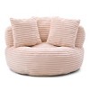 Corduroy Bean Bag Couch Oversized High Back,Bean Bag Sofa Chair with Filler for Living Room Bedroom,Large Bean Bag Chair for Gaming Home-Koiai - 3 of 4