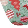 Deny Designs Lathe & Quill Midcentury Ornaments In Red Memory Foam Bath Mat - 3 of 4