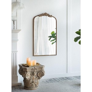 PAGED Bathroom Mirror, Wall Mirror with Metal Frame and Reinforced Hook, Vanity Mirror for Bathroom, Bedroom - 1 of 4