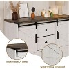 Nasitip 45''Farmhouse Dresser,Wooden Chest of Drawer,31.8''Tall Storage Cabinet with Sliding Barn Door and 4 Drawer(Antique White) - 4 of 4