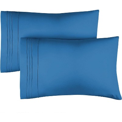 Ultra Soft Solid Pillowcases Set of 2 - Breathable & Comfortable Pillow Covers - CGK Linens