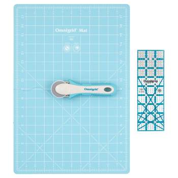 Tim Holtz Glass Cutting Mat - Left Handed Work Surface With 12x14 Measuring  Grid And Palette For Paint, Ink, And Mixed Media - Art And Craft Supplies :  Target