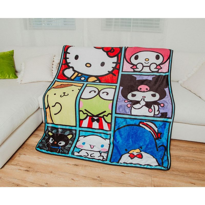 Surreal Entertainment Sanrio Hello Kitty And Friends Oversized Fleece Throw Blanket | 54 x 72 Inches, 4 of 10