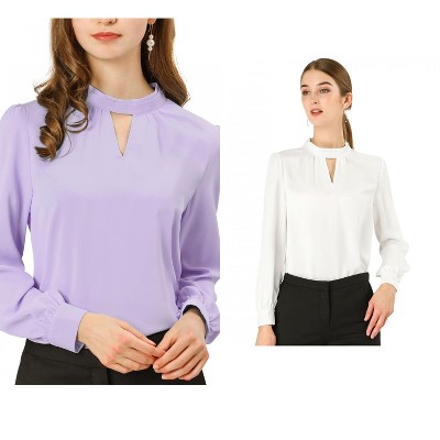 white/light purple