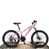 24 Inch Wheel Mountain Bike Front Suspension 21 Speeds Mountain Bicycles With Dual Disc Brake System Anti-skid Hardtail Steel Fram Easy Assembly - image 3 of 4