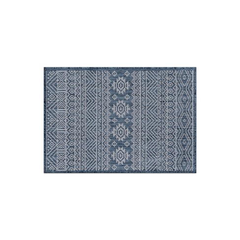 5x7 Modern Navy Area Rugs for Living Room, Bedroom Rug, Dining Room Rug, Indoor Entry or Entryway Rug, Kitchen Rug