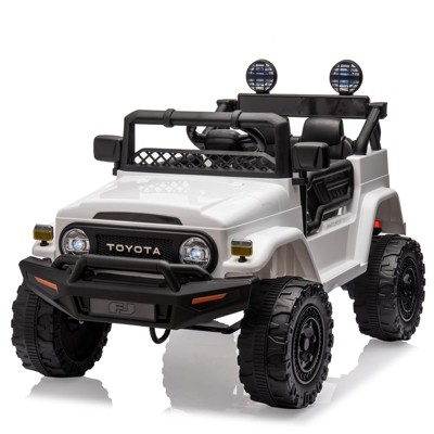 Kids Ride On Car, Licensed Toyota 12V Ride On Truck Car, Battery Powered Electric Kids Car with Remote Control