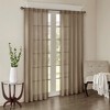 MAYEERTY 2 Pcs Window Panels Solid Crushed Curtain Panel Pair - 2 of 4