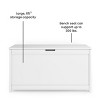 Child Craft Harmony 33 inch Wood Toy Box, Large Storage Chest, 2 Safety Hinges, Standard Ventilation Hole on Back, 6 Cubic Feet of Storage - 4 of 4