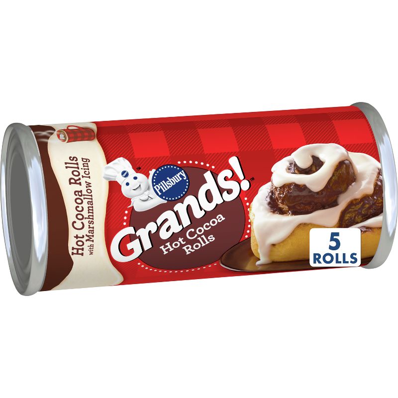 Pillsbury Grands Hot Cocoa Marshmallow Rolls - 17.5oz/5ct, 1 of 8