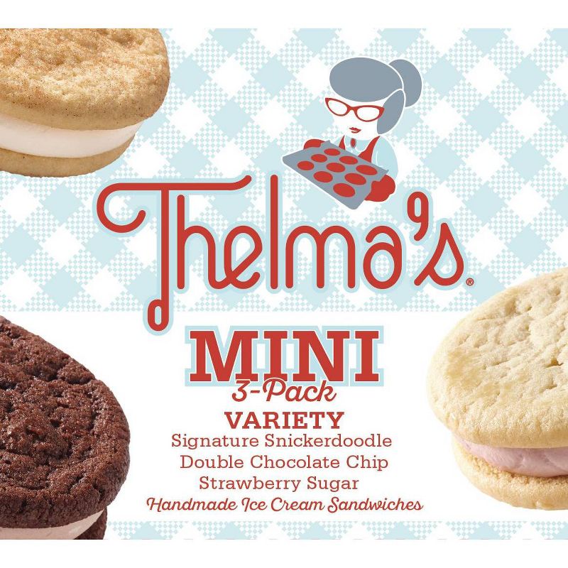 Thelma&#39;s Variety Pack Mini Ice Cream Sandwiches - 2.5oz/3ct, 3 of 6