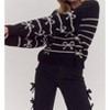 Women's Knit Bow Sweater - entro - 4 of 4