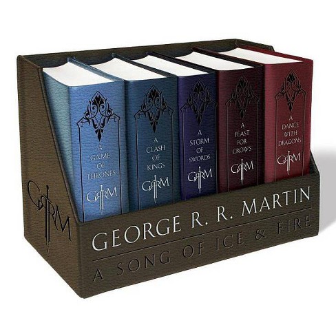 A Game of Thrones Leather-Cloth Boxed Set - (Song of Ice and Fire) by  George R R Martin (Mixed Media Product) - image 1 of 1