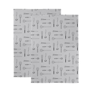 KAF Home Digitally Printed  Set Of 2 Kitchen Towels - 20" x 30" - 1 of 3