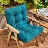 ARTPLAN Outdoor Cushions Seat Back Chair Cushions Wicker Tufted Pillow for Patio Outdoor Furniture - 3 of 4