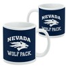 University of Nevada Reno Wolf Pack Ceramic Coffee Mug Novelty Gift Mugs for Coffee Tea and Hot Drinks 11oz White - 2 of 4