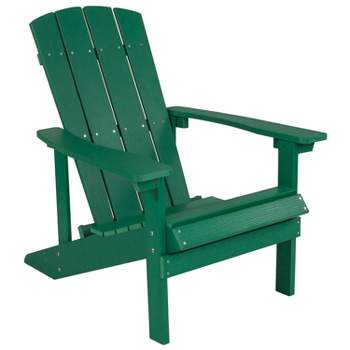 Emma and Oliver All-Weather Adirondack Chair in Faux Wood