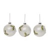 Transpac Glass 4.5 in. Multicolored Christmas Scarf Bird Ornament Set of 3 - 2 of 4
