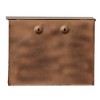 Royal Hampton Envelope Shaped Wall Mount Metal Mail Box - 4 of 4