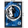 Trends International NBA Dallas Mavericks - Maximalist Logo 23 Framed Wall Poster Prints - 3 of 4