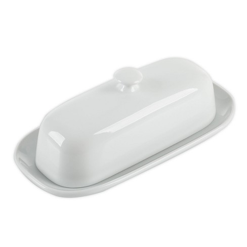 Stoneware Hand Lettered Mantequilla Butter Dish - Threshold™ : Target