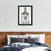 Hatcher and Ethan 13" x 19" Bourbon Whiskey Night Drinks and Spirits Framed Wall Art Gray/Black : Modern Decor, Vertical Digital Art - 2 of 4