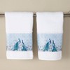 Blue Peacock Set of 2 Hand Towels - 3 of 4