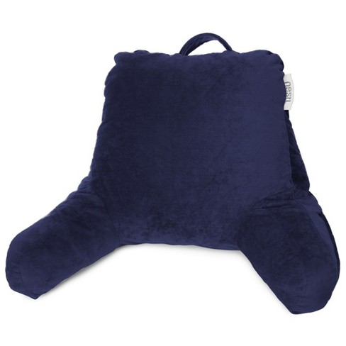 Husband Pillow Dark Blue, Original Reading Pillow in Bed Rest