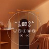 SKONYON 1500W Electric PTC Heater Portable Space Heater 12H Timer Remote Control - 4 of 4