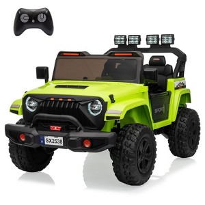 24V 2-Seater Kids Ride On Truck, Electric Car with 4WD 800W Motor,Parent Remote Control,3 Speeds& Built-in Music Player - 1 of 4