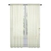 Kate Aurora Basic 2 Pack Sheer Voile Home Window Curtains - 2 of 2