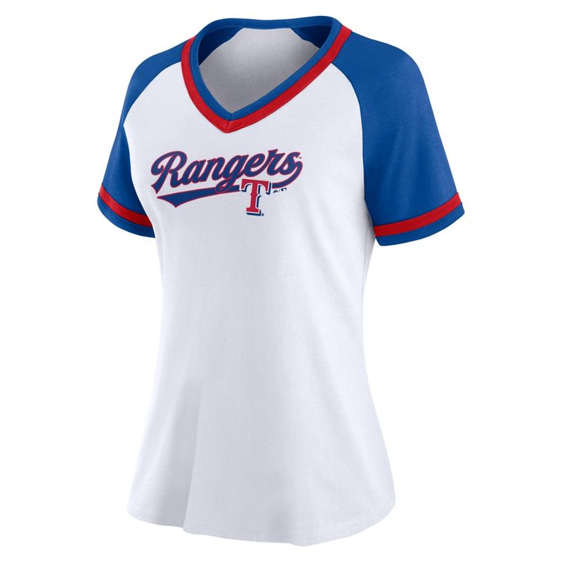 MLB Texas Rangers Women&#39;s Jersey T-Shirt, 2 of 4