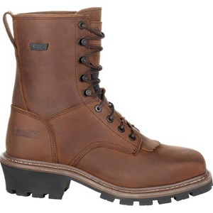Men's Rocky Square Toe Logger Waterproof Work Boot - 1 of 4