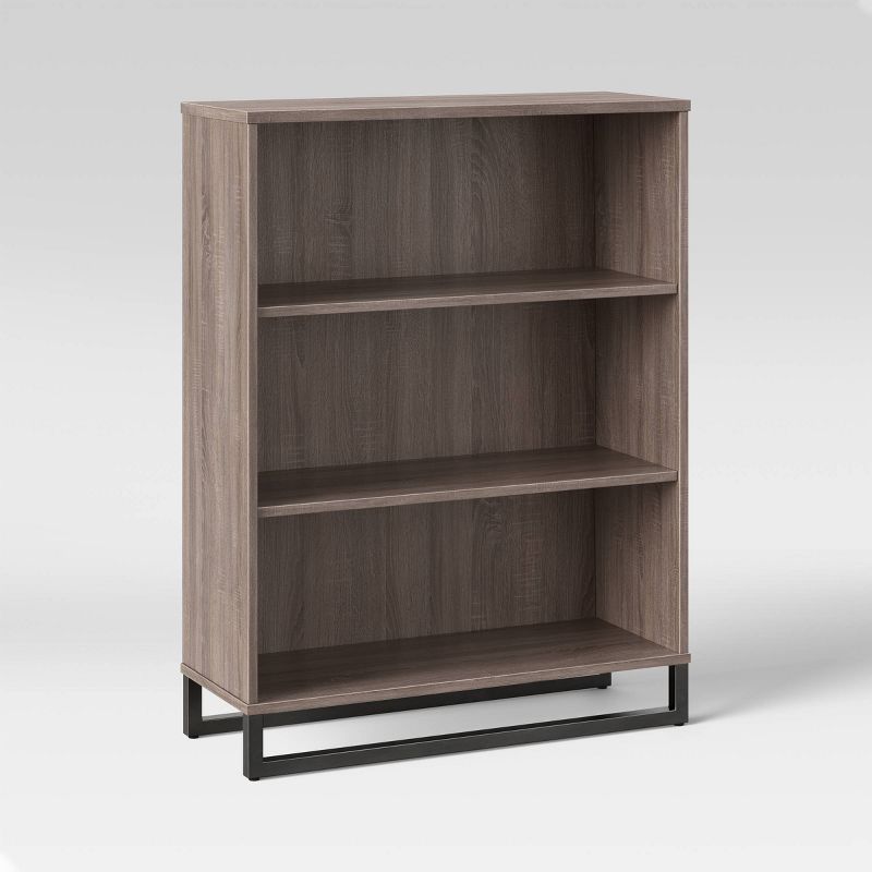 Mixed Material 3 Shelf Bookcase - Room Essentials™, 4 of 12