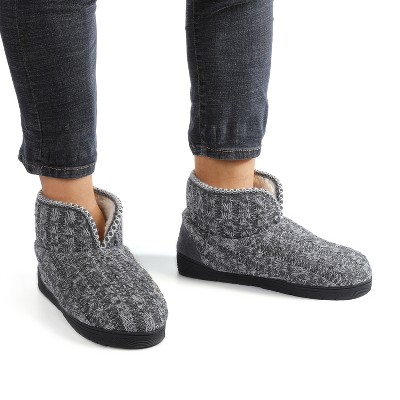 mens memory foam boot slippers