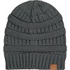 Market & Layne Women Chunky Knit Beanie Hat, Women Winter Hat - 2 of 4