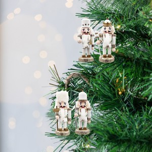Whisen S/4 3.9" Nutcraker Ornaments, Christmas Decoration - Multicolor - 1 of 4