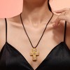 Cubic Pendant Necklace Women - HTUTWOO™ Aventurine Pendant Necklace, Layered Necklace, for Everyday Wear&occasions - 2 of 4