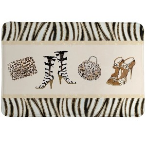 Laural Home Wild for Fashion 20"W x 30"L Memory Foam Rug - 1 of 1