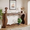Hommoo 63 Inches Farmhouse Console Table with Storage - 3 of 4