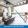 20 Foot High Reach Duster Kit with Extension Pole, Cobweb Duster with Window Squeegee and Scrubber for Interior Cleaning - 4 of 4