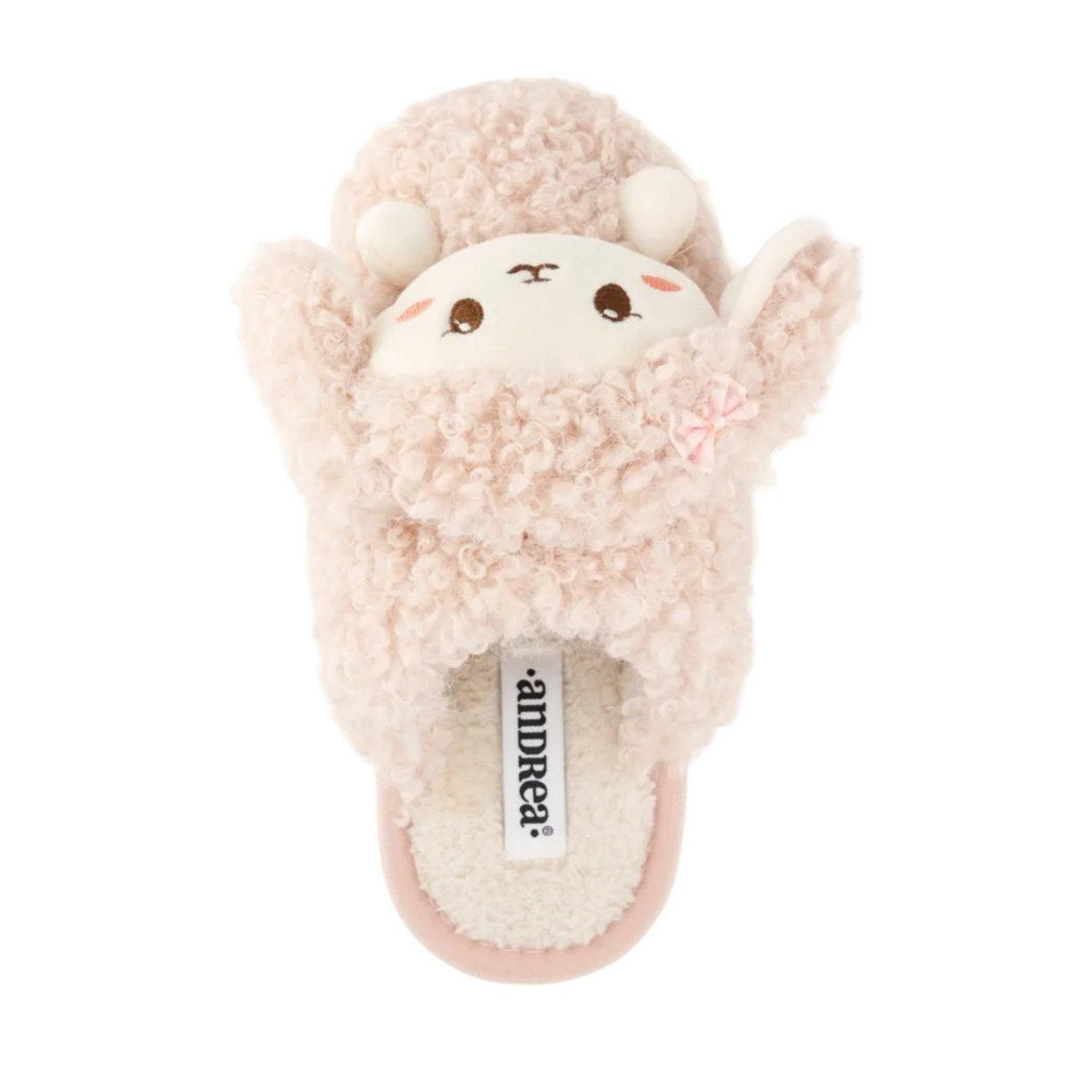 Женские тапочки Andrea Women’s Cozy Bunny Slippers with Plush Faux Fur 90213 PINK 7 — фото 5