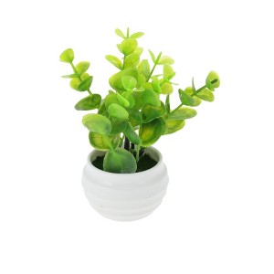 Unique Bargains Artificial Tree Plastic 3.15"x3.15"x3.15" 1 Pcs - 1 of 4