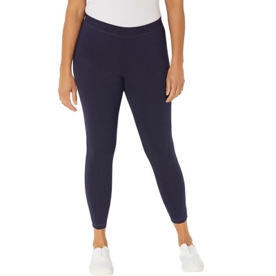 Catherines Women's Plus Size Knit Legging Capri