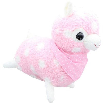 pink alpaca plush
