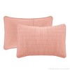 Swift Home | Enzyme Washed Crinkle Channel Stitched 3-Piece Quilt Set - 3 of 4