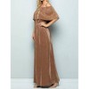 Women's Metallic Ruffle Maxi Dress - SEE AND BE SEEN - 2 of 4