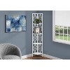 Monarch Specialties Bookshelf Bookcase Etagere Corner 4 Tier 62InchH Office Bedroom Metal Laminate White Transitional - 2 of 4